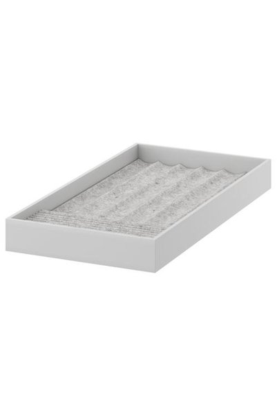 IKEA KOMPLEMENT raf içi bölmeli ünite, açık gri, 25x53x5 cm