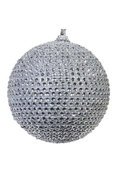 ANTBRO Ornament Brad de Crăciun Glob Argintiu Ø10cm, ANTBRO®