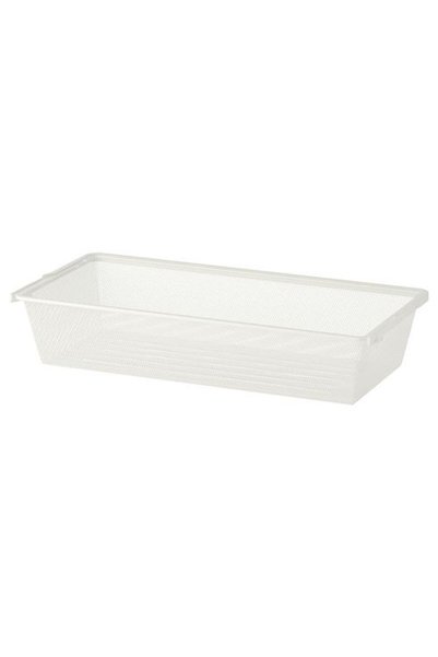 IKEA BOAXEL tel sepet, beyaz, 80x40x15 cm