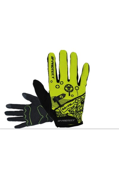 Forte GT Xbyc Hj 0273 Cros Long Finger Gloves L Green Black
