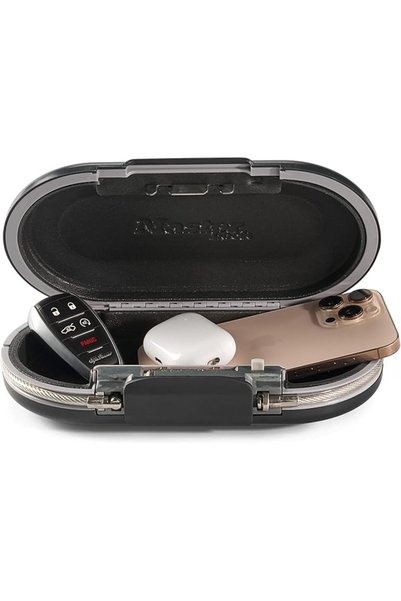 Master Lock خزنة محمولة قابلة للتخصيص طراز 5900D، مقاس 9-17/32 بوصة عريض، لون...