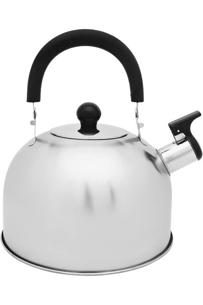 Generic Stainless Steel Whistling Kettle, 3.7 Ltr, Stainless Steel