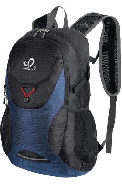 WATERFLY Lightweight Packable Hiking Backpack: 30L Foldable Travel Daypack Ul...