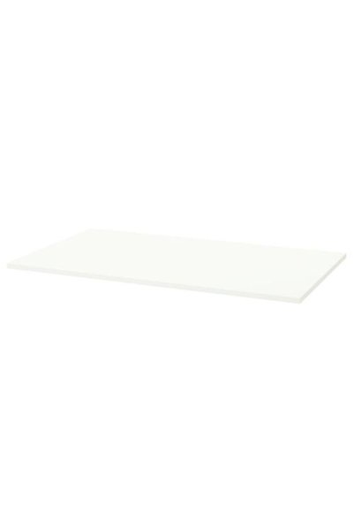 IKEA TROTTEN çalışma masası tablası, beyaz, 120x70 cm