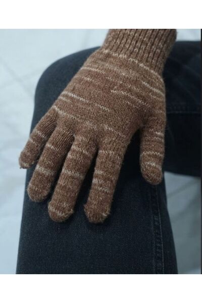 HOŞGÖR ACCESSORIES Super single layer wool gloves