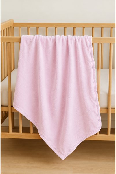PAMUK HANIM Outlet/ Single-Layer Cotton Pique Fabric Baby Blanket for Girls a...