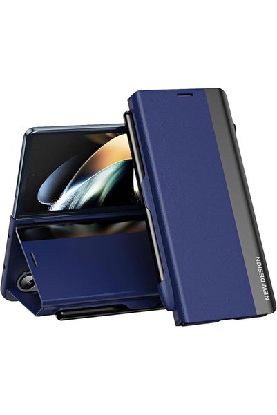 Aookay For Samsung Z Fold 8 Case: Magnetic Flip Cover with Hidden Kickstand -...