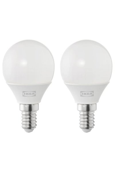 IKEA SOLHETTA LED ampul E14, Işık rengi: Sıcak beyaz (2700 Kelvin), 250 lm
