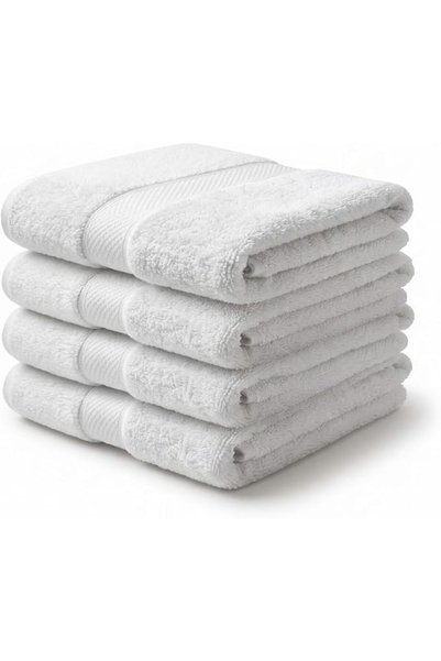 EBREEZZ Terry Hand Towel 100% premium Cotton 650 GSM 33x33 cm (Beige)