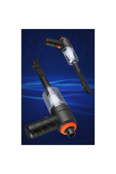 The Hub Aspirator Portabil fara Fir 2 in 1, Tip Pistol, Functii de Suflare si Aspirare, Incarcare USB, Autonomie 30 min, Negru
