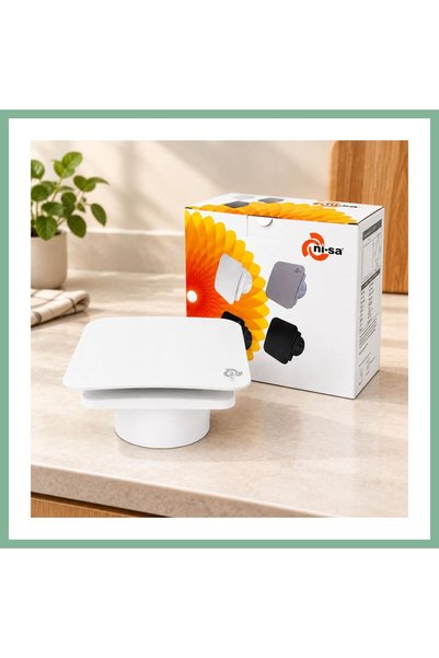 BŞK VİRGO 120 mm Plastik Banyo Tuvalet Aspiratörü 16W 80m³/h BSK2026