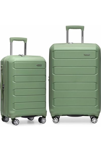 Traveler's Choice Pagosa Indestructible Hardshell Expandable Spinner Luggage