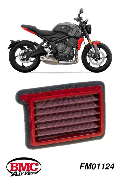 Bmc FM01124 Triumph Trident 660 2021-2024, Tiger Sport 660 2022-2024 Kutu İçi Hava Filtresi