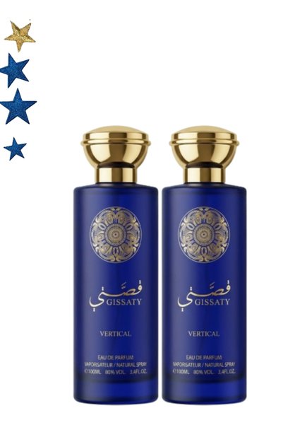 Al aqeeq قطعتان Gissaty Vertical Perfume 100مل