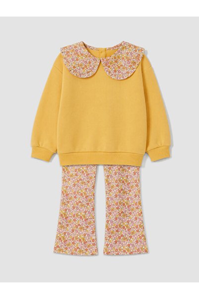 LC Waikiki Rmz Gi̇yi̇m Farkiyla Floral Thick Set for Girls