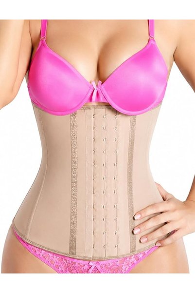 GENERAL LadySlim by NuvoFit womens Latex Waist Trainer Modern Cincher With Ho...