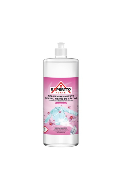 Expertto Apă demineralizată parfumată pentru fierul de călcat, parfum floral,...