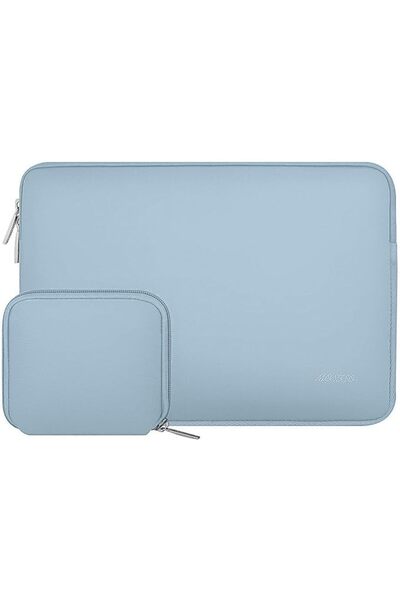 Mosiso 13.3 inch Laptop Case Neoprene Sleeve with Small Bag, Light Gray
