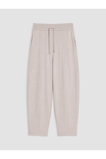 LC Waikiki Rmz Gi̇yi̇m Farkiyla Women's Thick Sweatpants with Waist Cord