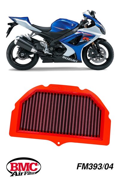 Bmc FM393/04 Suzuki GSX-R 1000 K5-K8 2005-2008 Kutu İçi Hava Filtresi