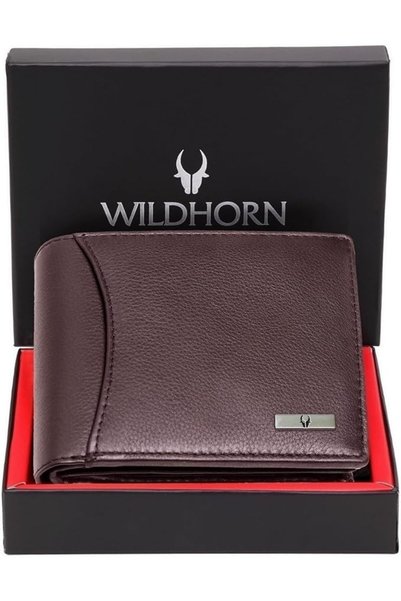 Wildhorn unisex-adult Leather Wallet for Men Bi-Fold Wallet