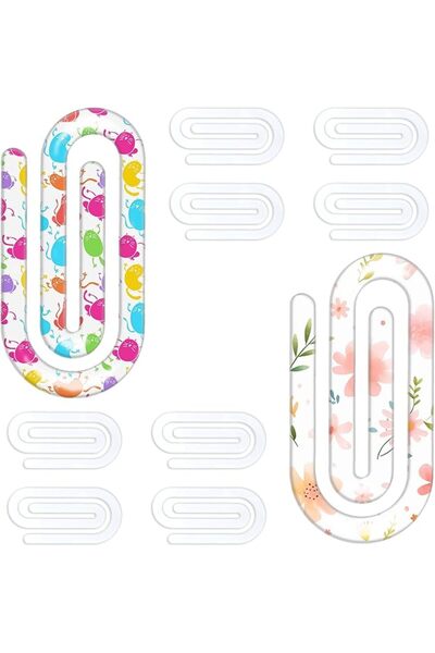 Tazweeq 10Pcs Acrylic Sublimation Clips 4x2in for Heat Press Crafts