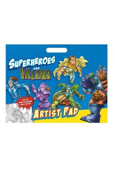 Alligator Books Bloc de desen pentru supereroi