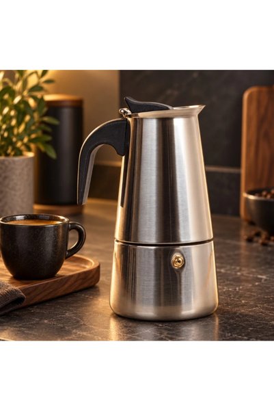VERK Coffee espresso maker for agaraz, Italian coffee maker 300 ml, 6 cups, s...