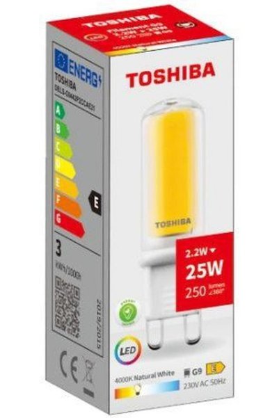 Toshiba Λάμπα LED Νήματος G9 2.2W 4000K - (DELS-G9442P2CCAE21)