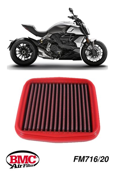 Bmc FM716/20 Ducati Panigale 899/959/1199/1299/V2, Multistrada 950/1260, Diavel 1260 Kutu İçi