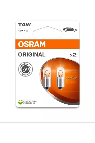 Osram Γνήσια Λάμπα Αυτοκινήτου Ledvance - Μεταλλική Βάση T4W BA9s / Bli