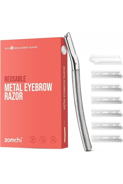 zomchi شفرة حلاقة الحواجب، شفرات حلاقة للوجه للنساء والرجال، أداة تشذيب وتشكي...