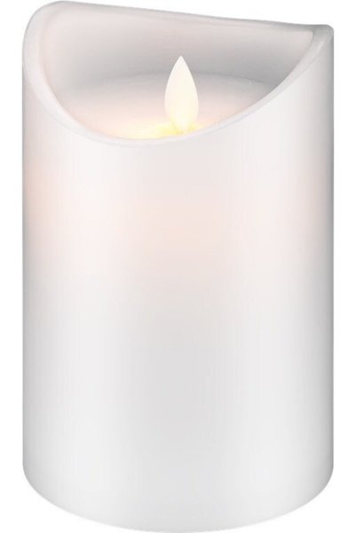goobay Κερί LED από αληθινό κερί, λευκό, 10 x 15 εκ. - (77776)
