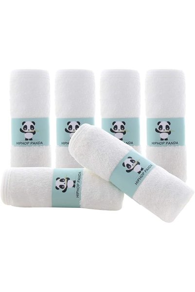 XICEN Baby Washcloths, Rayon Made from Bamboo - 2 Layer Soft Absorbent Newbor...