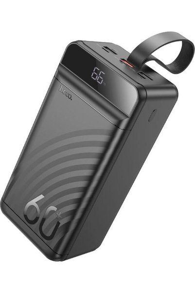 Hoco Power Bank Element 60000mAh με Φακό PD3.0, PD20W, QC3.0, QC2.0 με 3xUSB-...