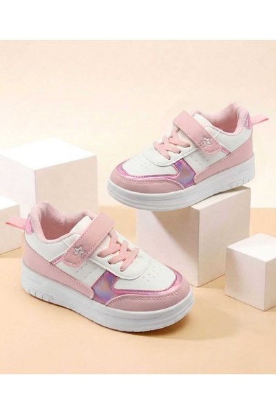 Cute Walk by Babyhug Velcro Closure Sneakers - Pink