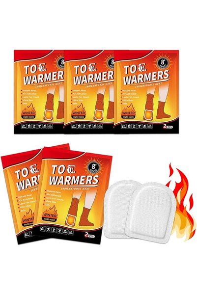 Jsofd Foot Toe Warmers, Up to 8 Hours of Heat Long Lasting, Hot Insole Feet W...