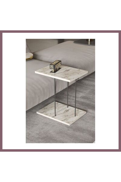 Generic Brand Hnd Wheeled Laptop Stand Efes White Bzss