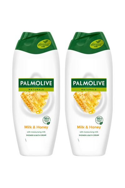 Palmolive 2x ΣΥΣΚΕΥΑΣΙΕΣ Τζελ Ντους Naturals Milk & Honey, 750 ml