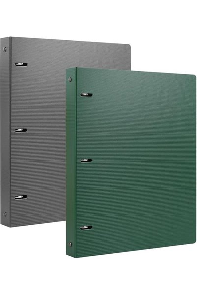 EXCEFORE 2 Sets 1 Inch Heavy Duty 3 Ring Binder, Folder Presentation View Bin...