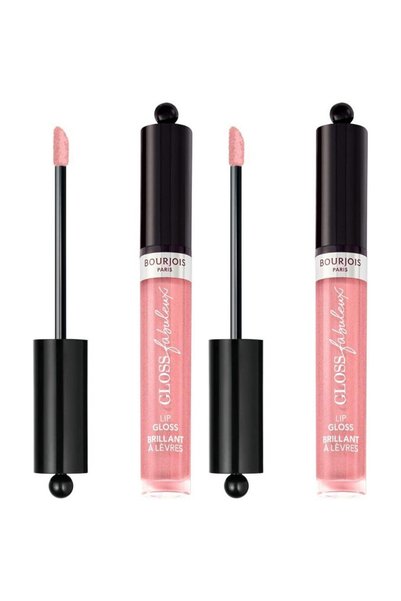 Bourjois 2x PACK Fabuleux Gloss 11 Brillante Ballerina lip gloss, 3.5 ml
