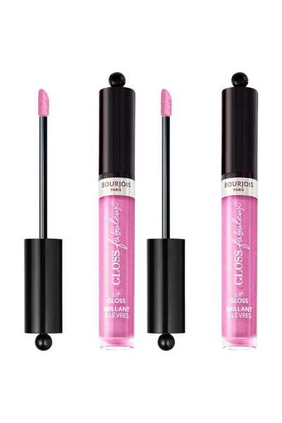 Bourjois 2x PACK Fabuleux Gloss Lip Gloss 12 Truly Grapeful, 3.5 ml