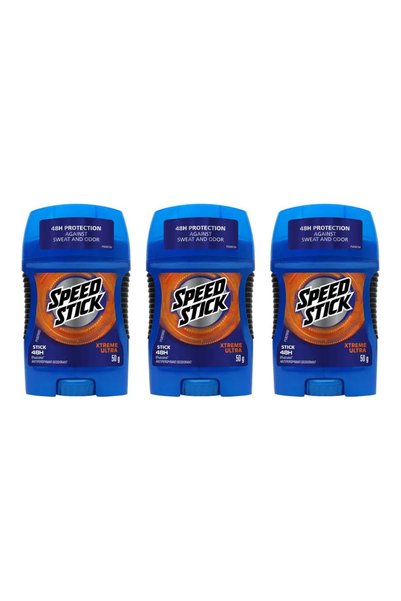 SPEED STİCK 3x PACK Deodorant Solid Xtreme Ultra 50G