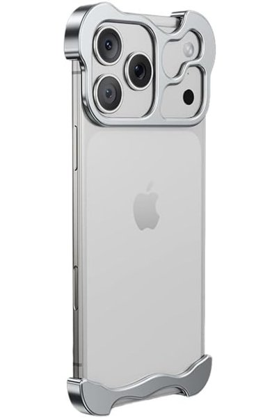 Generic Metal Corner Pad for Iphone 17 Pro, Anti Fall Phone Case for iPhone 1...