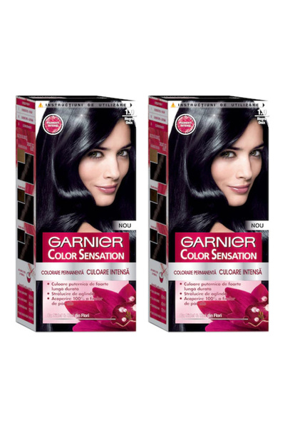 Garnier Διπλή συσκευασία Μόνιμη βαφή μαλλιών με αμμωνία Color Sensation 1.0 Μ...