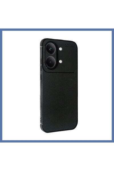 Bezos Poco X8 Pro Max Compatible Auto Focus Carbon Cover - Black Aanova