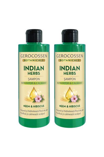 GEROCOSSEN 2x PACK Επανορθωτικό και καταπραϋντικό σαμπουάν με βοτανικά συστατ...