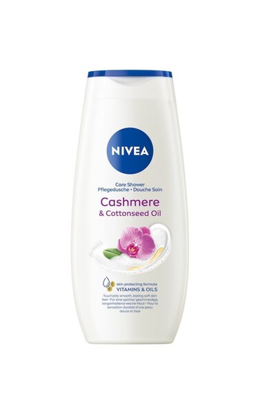 NIVEA Orchidă și Cașmir 2-în-1 Spumă de baie și Gel de duș, 750 ml