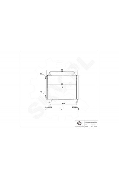 ESEN SKV Radiator climatizare Opel Corsa F Peugeot 208 II fără uscător 982535...