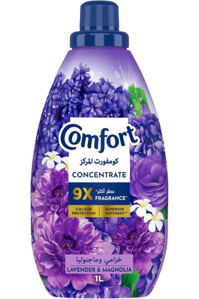 COMFORTLİVE منعم أقمشة كومفورت كونسنتريت، برائحة اللافندر والماغنوليا، 1 لتر،...